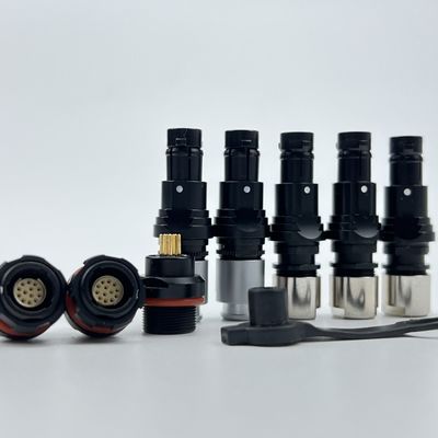 अच्छी कीमत सैन्य एमआईएल विद्युत पुश पुल कनेक्टर IP68 360 डिग्री EMC परिरक्षण ऑनलाइन