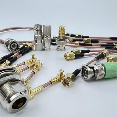 अच्छी कीमत Bulkhead RF Coaxial Connector TNC BNC UHF N SMA SMB SSMA SSMB SMC SSMC Panel Mount ऑनलाइन