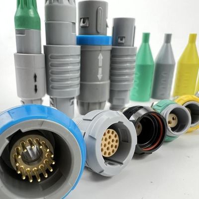 अच्छी कीमत RoHs Sterilized Push Pull Medical Connectors For ECG Monitor ऑनलाइन