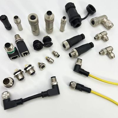 अच्छी कीमत Screw Locked Industrial Circular Connectors 17 Pin M5/M8/M9/12/M16/M23 ऑनलाइन