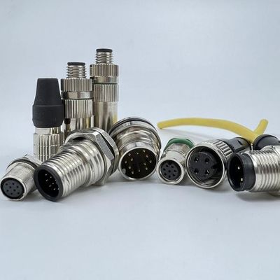 अच्छी कीमत Brass Chrome Plated Electrical 8mm M8 3 Pin Connector 2000Hz ऑनलाइन