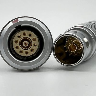 अच्छी कीमत Multiple Contact Coaxial Signals Circular Push Pull Connectors EMC Shielding ऑनलाइन