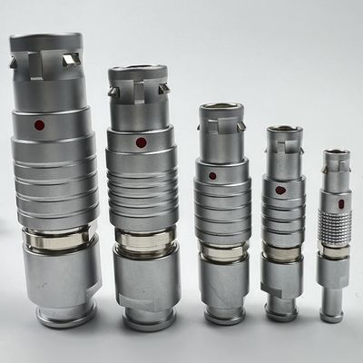 अच्छी कीमत LEMO 00B 0B 1B 2B 3B 4B Circular Push Pull Connectors 2-32 Contacts 360 Degree EMC Shielding ऑनलाइन