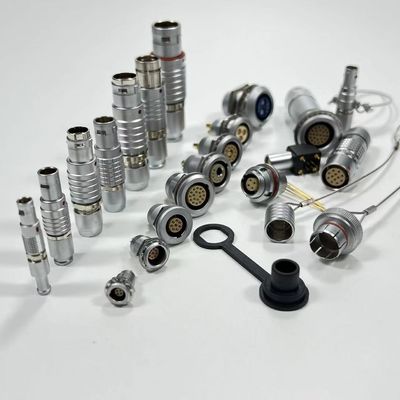 अच्छी कीमत ODU LEMO 00B 0B 1B 2B 3B 4B 4 Pin Push Pull Connector Metal Shell ऑनलाइन
