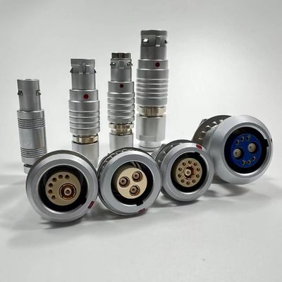 अच्छी कीमत Fischer ODU LEMO Push Pull Circular Connector Metal EMC Shielding Coaxial 9 Pin ऑनलाइन